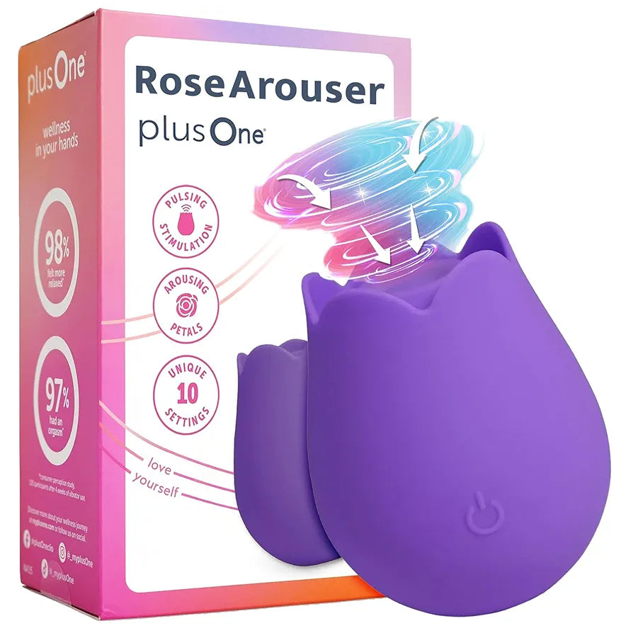 Juguete rosa para mujeres, Flor rosa impermeable recargable lavable de 10 velocidades mejor